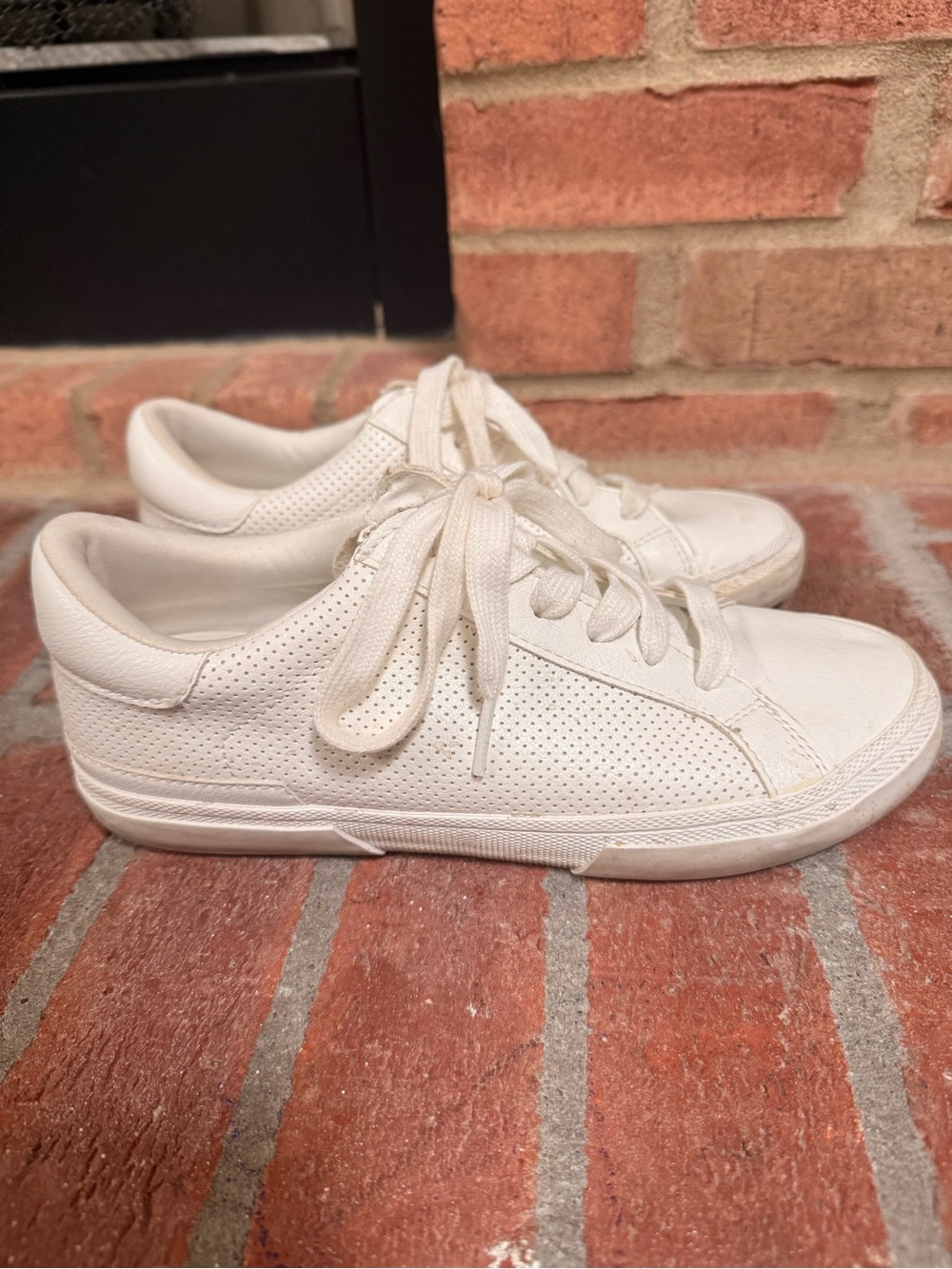 Classic Women's White Perforated Sneaker